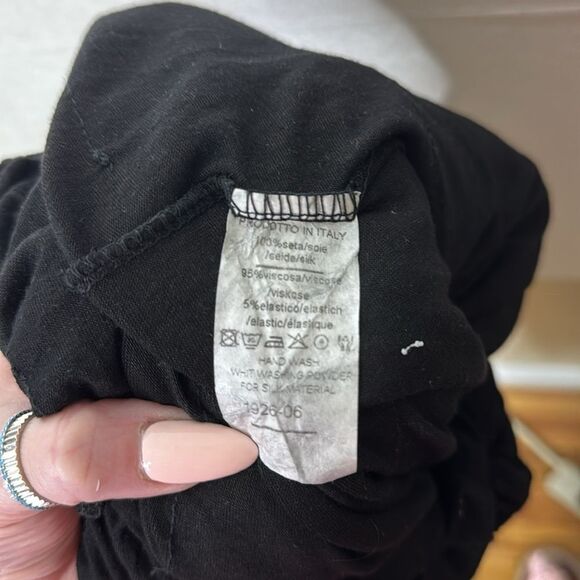 Scandal Italy Shredded Tiered Silk Ruffle Skirt - Picture 5 of 5